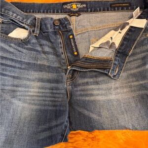 Lucky Brand 1 Authentic Skinny Men's Dark Blue Skinny Jeans 36/32